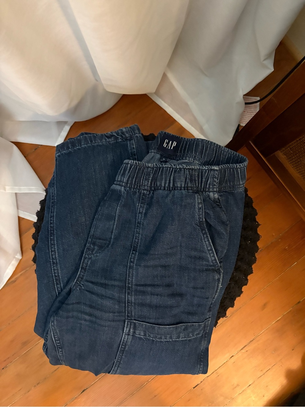 GAP Pull On Denim Cargo Pant